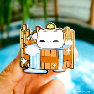 Hot Spring Bath Pin Hot Spring Bath Pin